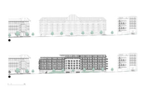1. Bestaand gebouw 2. Project