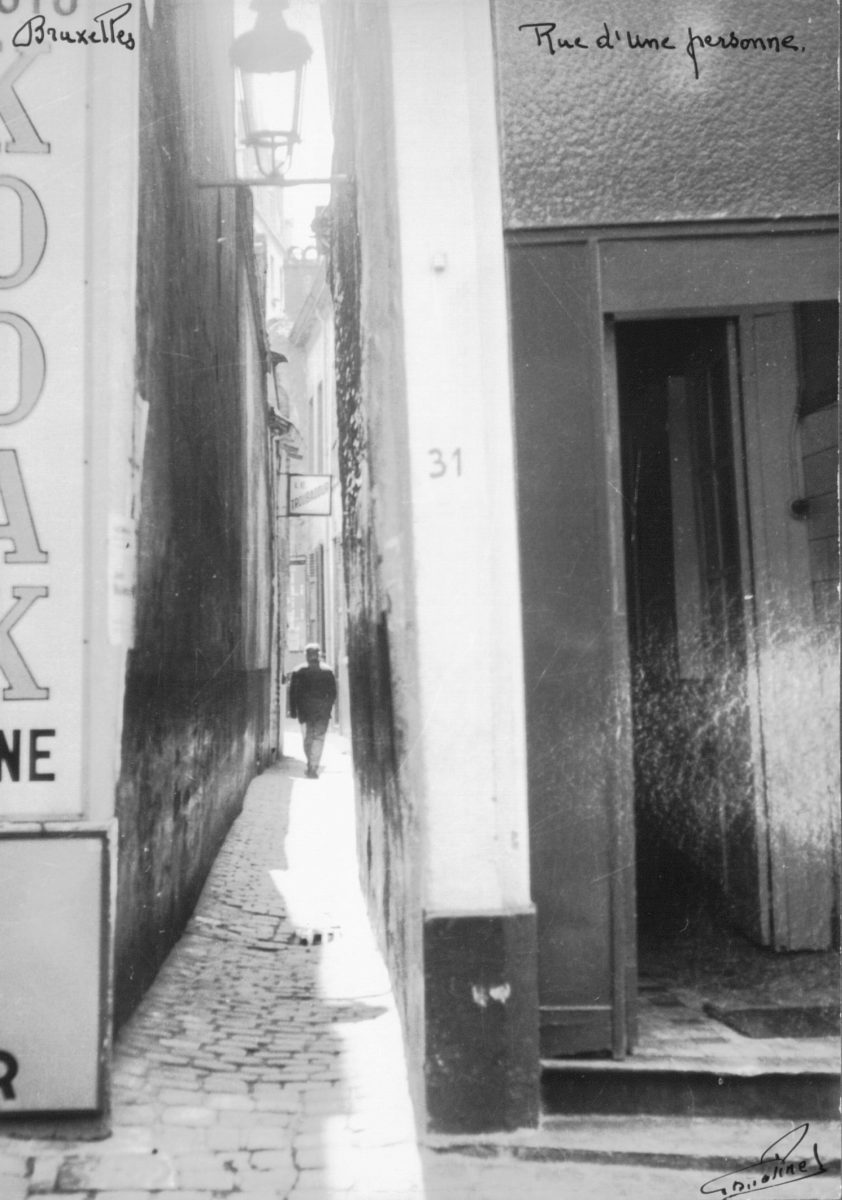 Rue d'Une Personne, 1962
